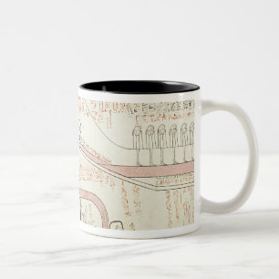 Scene from the Book of Amduat Two-Tone Coffee Mug
