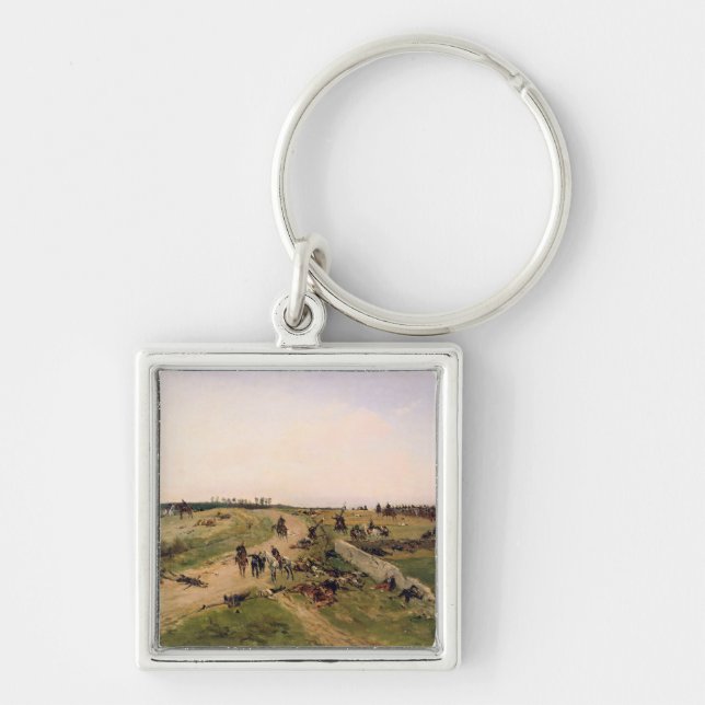 Scene from the Franco-Prussian War Key Ring (Front)