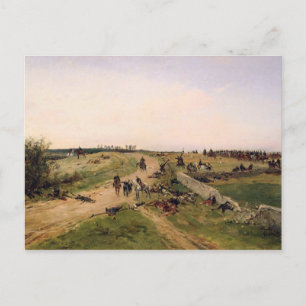 Scene from the Franco-Prussian War Postcard