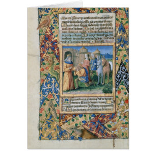 Scene from the 'Hours of Louis d'Orleans'