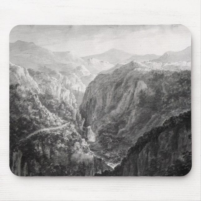 Scene from the Inn at Devil's Bridge with the Fall Mouse Pad (Front)