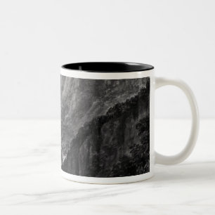 Scene from the Inn at Devil's Bridge with the Fall Two-Tone Coffee Mug