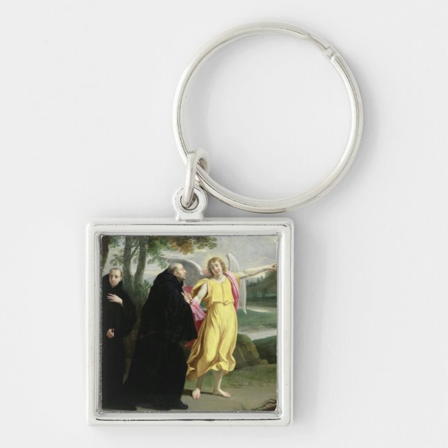 Scene from the Life of St. Benedict Key Ring (Front)