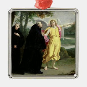 Scene from the Life of St. Benedict Metal Ornament