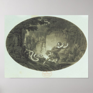 Scene from 'The Magic Flute' by Mozart Poster