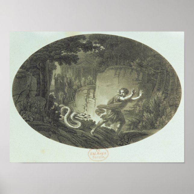 Scene from 'The Magic Flute' by Mozart Poster (Front)