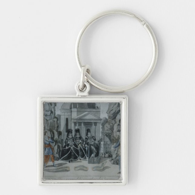 Scene from 'The Magic Flute' Key Ring (Front)