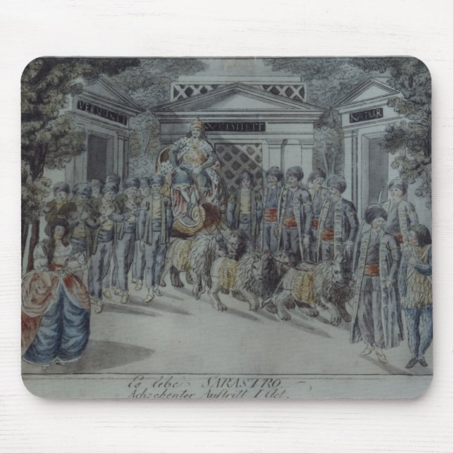 Scene from 'The Magic Flute' Mouse Pad (Front)