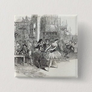 Scene from the new Ballet of 'The Wags of 15 Cm Square Badge