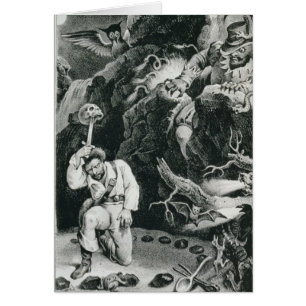 Scene from the opera 'Der Freischutz'
