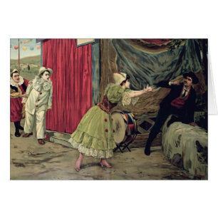 Scene from the opera 'Pagliacci'