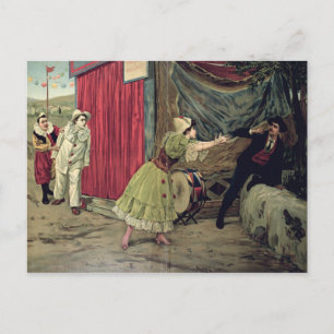 Scene from the opera 'Pagliacci' Postcard