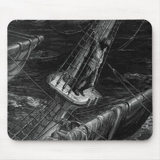 Scene from 'The Rime of the Ancient Mariner' Mouse Pad (Front)