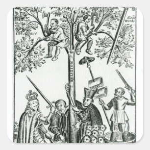 Scene from 'The Shepherd's Oracles' Square Sticker