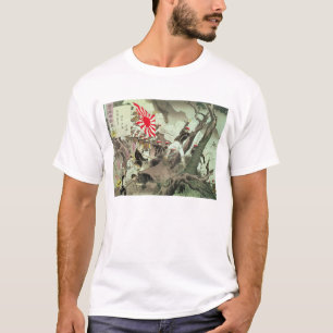 Scene from the Sino-Japanese War in Korea (wood bl T-Shirt