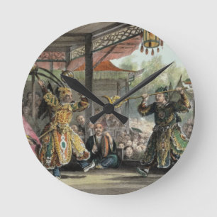 Scene from the Spectacle of 'The Sun and Moon', fr Round Clock