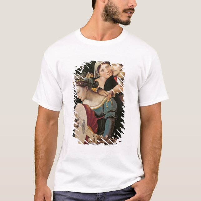 Scene Galante at the Gates of Paris T-Shirt (Front)