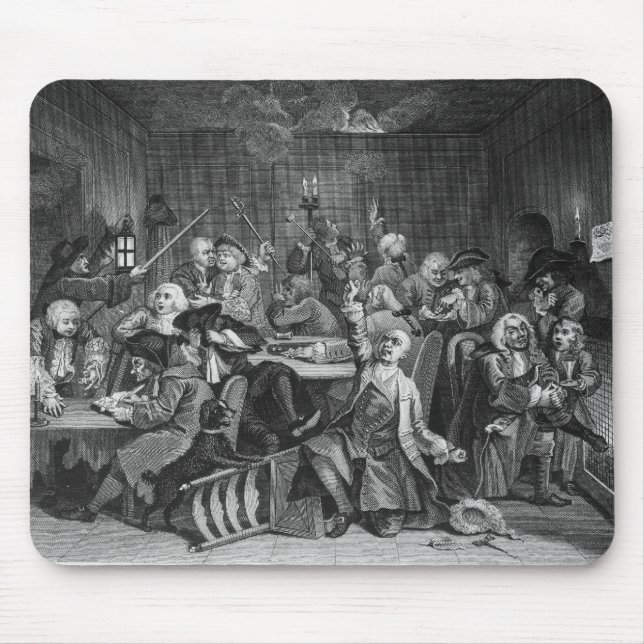 Scene in a Gaming House Mouse Pad (Front)