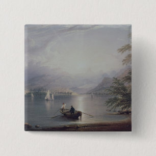 Scene in the English Lake District 15 Cm Square Badge