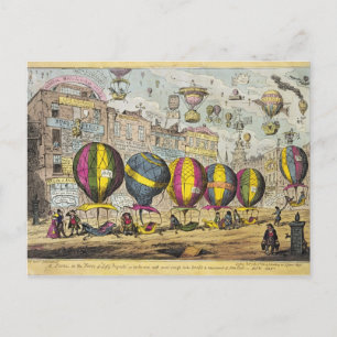 Scene in the Farce 'Lofty Prospects' Postcard