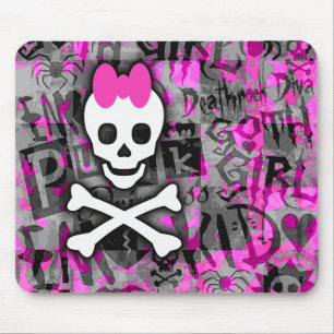 Scene Kid Graffiti Mouse Pad