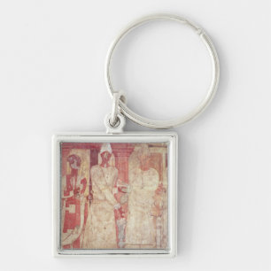 Scene of a sacrifice by Conon and his family Key Ring