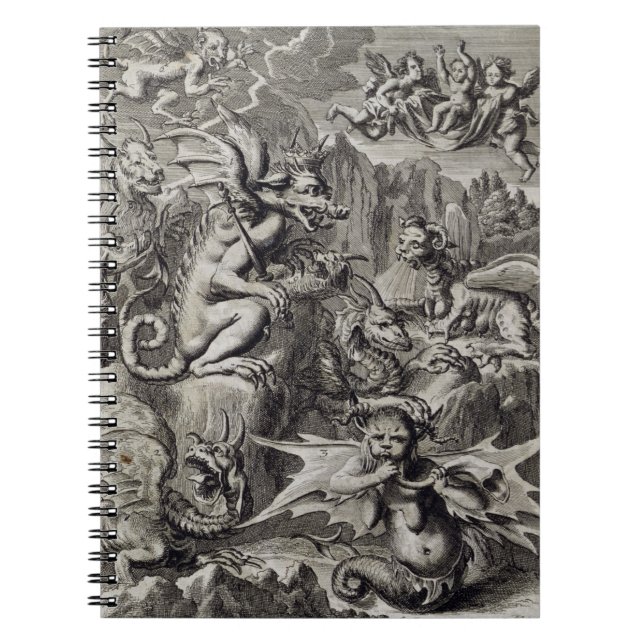 Scene of Hell, illustration from Book 1 Part 3 Cha (Front)
