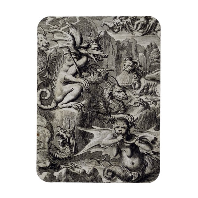 Scene of Hell, illustration from Book 1 Part 3 Cha Magnet (Vertical)