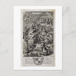 Scene of Hell, illustration from Book 1 Part 3 Cha Postcard