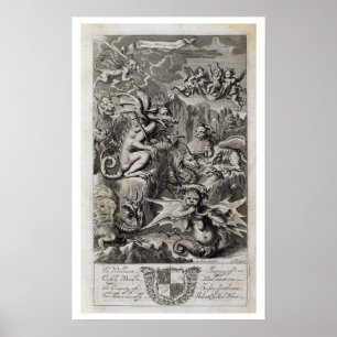 Scene of Hell, illustration from Book 1 Part 3 Cha Poster