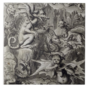 Scene of Hell, illustration from Book 1 Part 3 Cha Tile