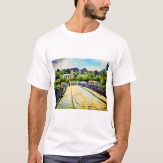 Scene of Ironbridge in Shropshire, England T-Shirt