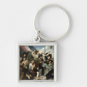 Scene of the 1830 Revolution Key Ring