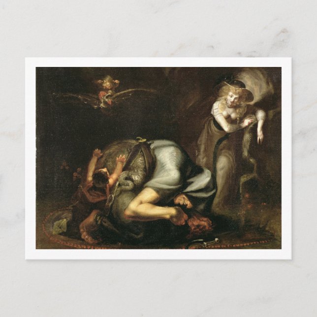 Scene of Witches from 'The Masque of Queens' by Be Postcard (Front)