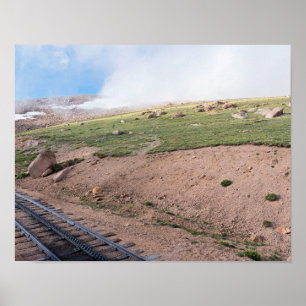 Scenery Along Historic Cog Railway Poster