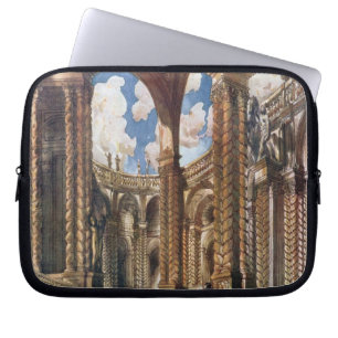 Scenery design for the Betrothal, from Sleeping Be Laptop Sleeve