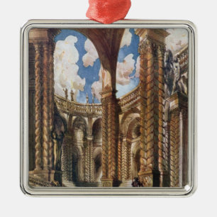 Scenery design for the Betrothal, from Sleeping Be Metal Tree Decoration