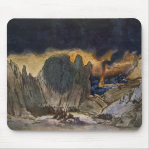 Scenery design from Phedre, 1917 (colour litho) Mouse Pad