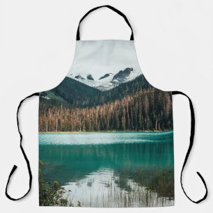 SCENERY OF BODY OF WATER NEAR A FOREST APRON