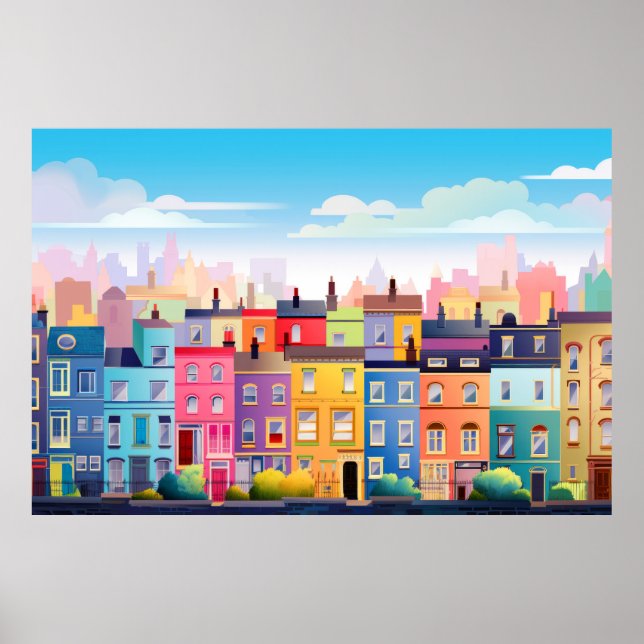 Scenery Panoramic Architecture Landscape Nature Poster (Front)