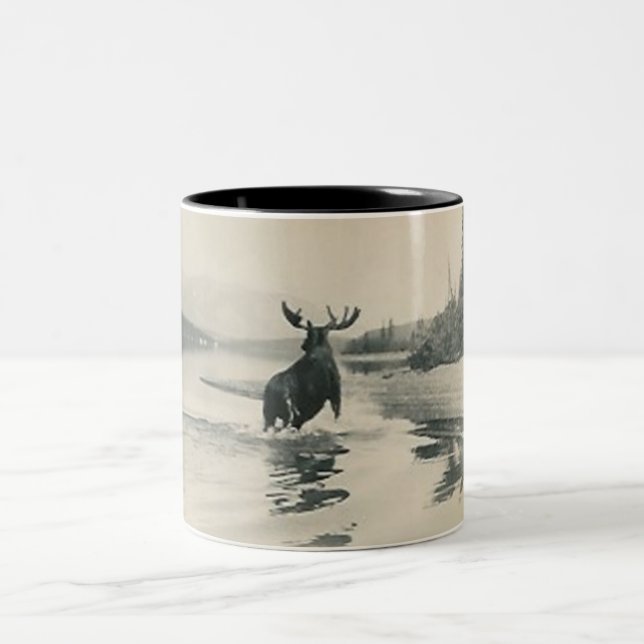 scenery photograph with moose mug (Center)