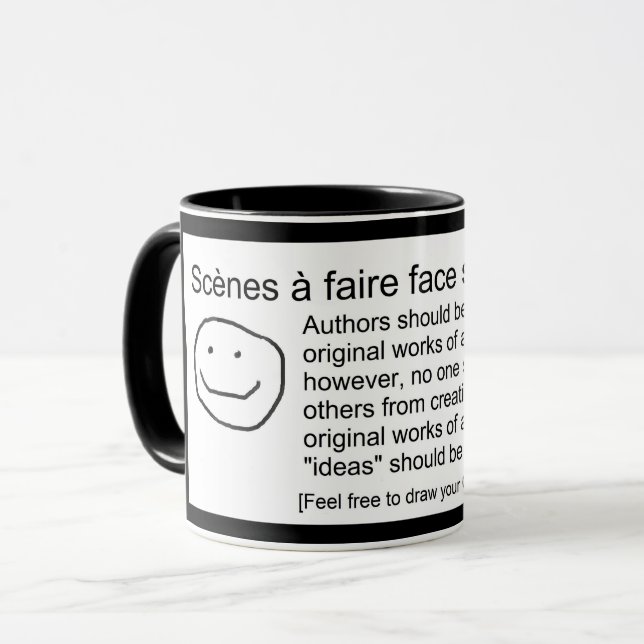 Scènes à faire face said... Authors should be paid Mug (Front Left)