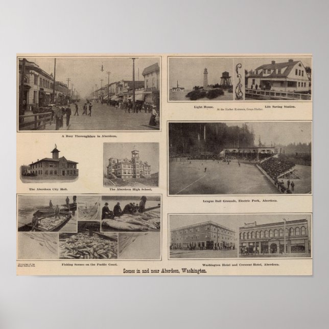 Scenes Aberdeen, Washington Poster (Front)