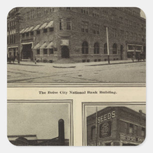 Scenes, Boise, Idaho Square Sticker