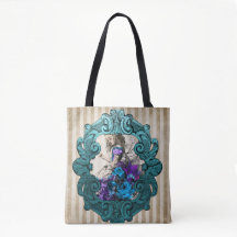 Scenes from "Alice in Wonderland" Tote Bag