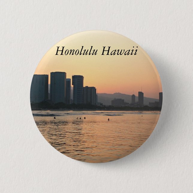 Scenes from Hawaii Button (Front)