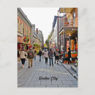 Scenes from Quebec City Postcard