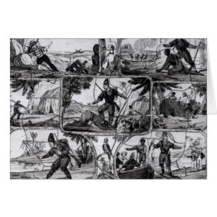 Scenes from 'Robinson Crusoe' by Daniel Defoe