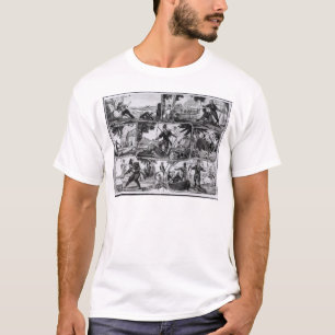 Scenes from 'Robinson Crusoe' by Daniel Defoe T-Shirt
