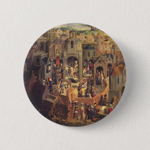 Scenes from the Crucifixion of Christ 6 Cm Round Badge